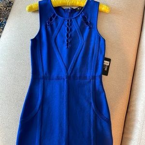 Guess, royal blue body con dress.